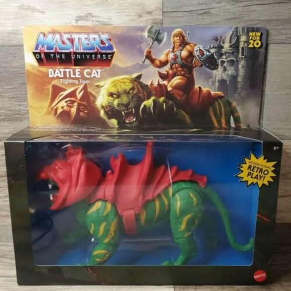 NEW 2020 MATTEL GNN70 BATTLE CAT Action Figure Masters Of The Universe Origins - Picture 1 of 9